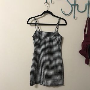 Dresses - Black Gingham Dress Dresses - Black Gingham Dress